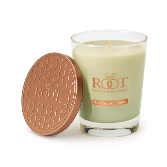 Root Candles 10.5 oz Large Scented Honeycomb Veriglass Jar Candle in Tea Leaf/Honey | 10.5 fl oz | Michaels®